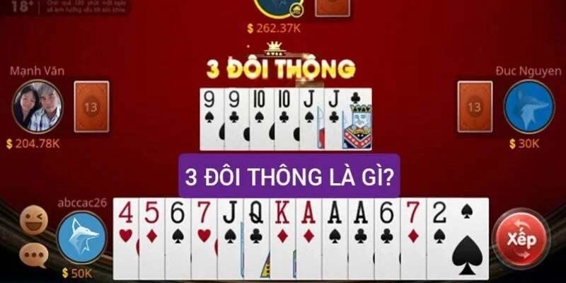 Khám phá 3 đôi thông trong tiến lên miền Nam là gì?